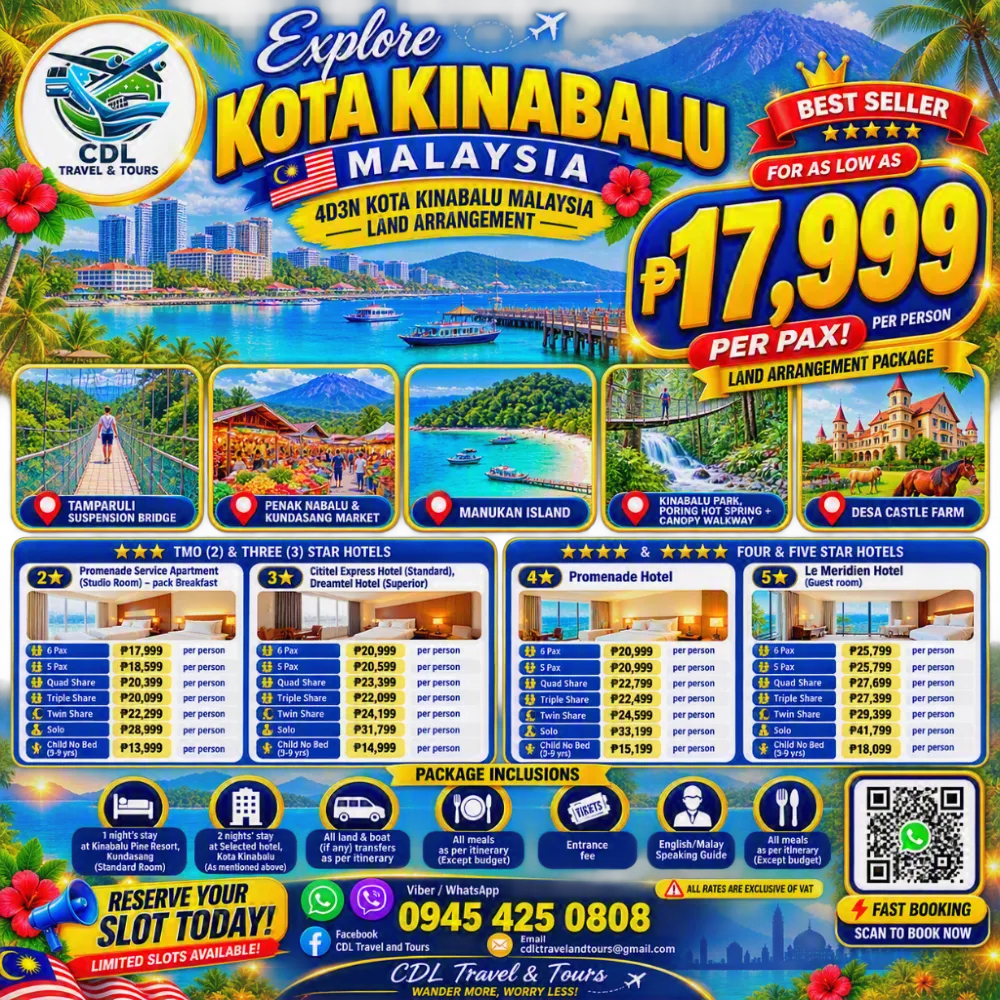 4D3N KOTA KINABALU LAND ARRANGEMENT