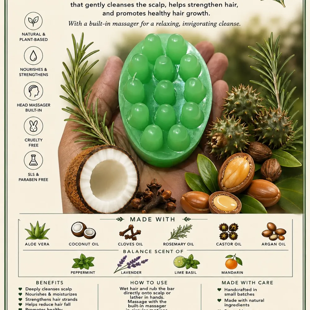 Luntera Eco- Herbal 4in1 Shampoo Bar 