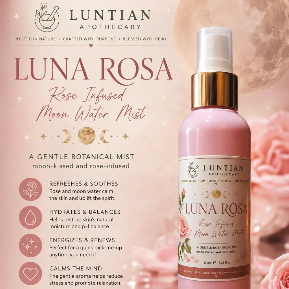 Luna Rosa Rose Infused Moon Water Body Mist 