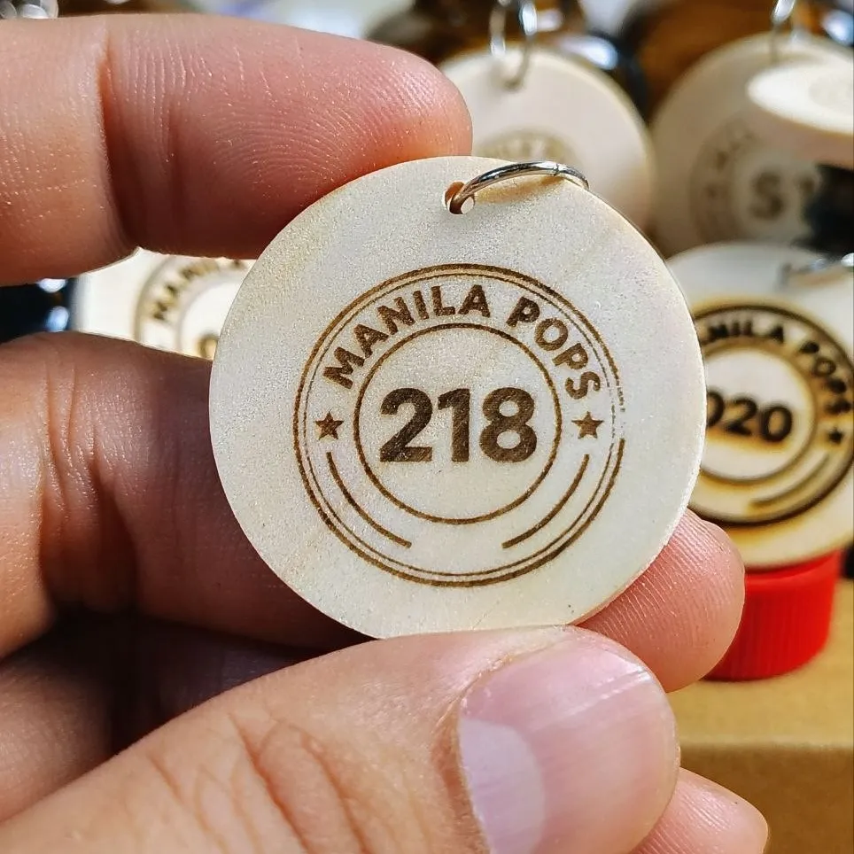 Custom Engraved Keychain with Font Style 20