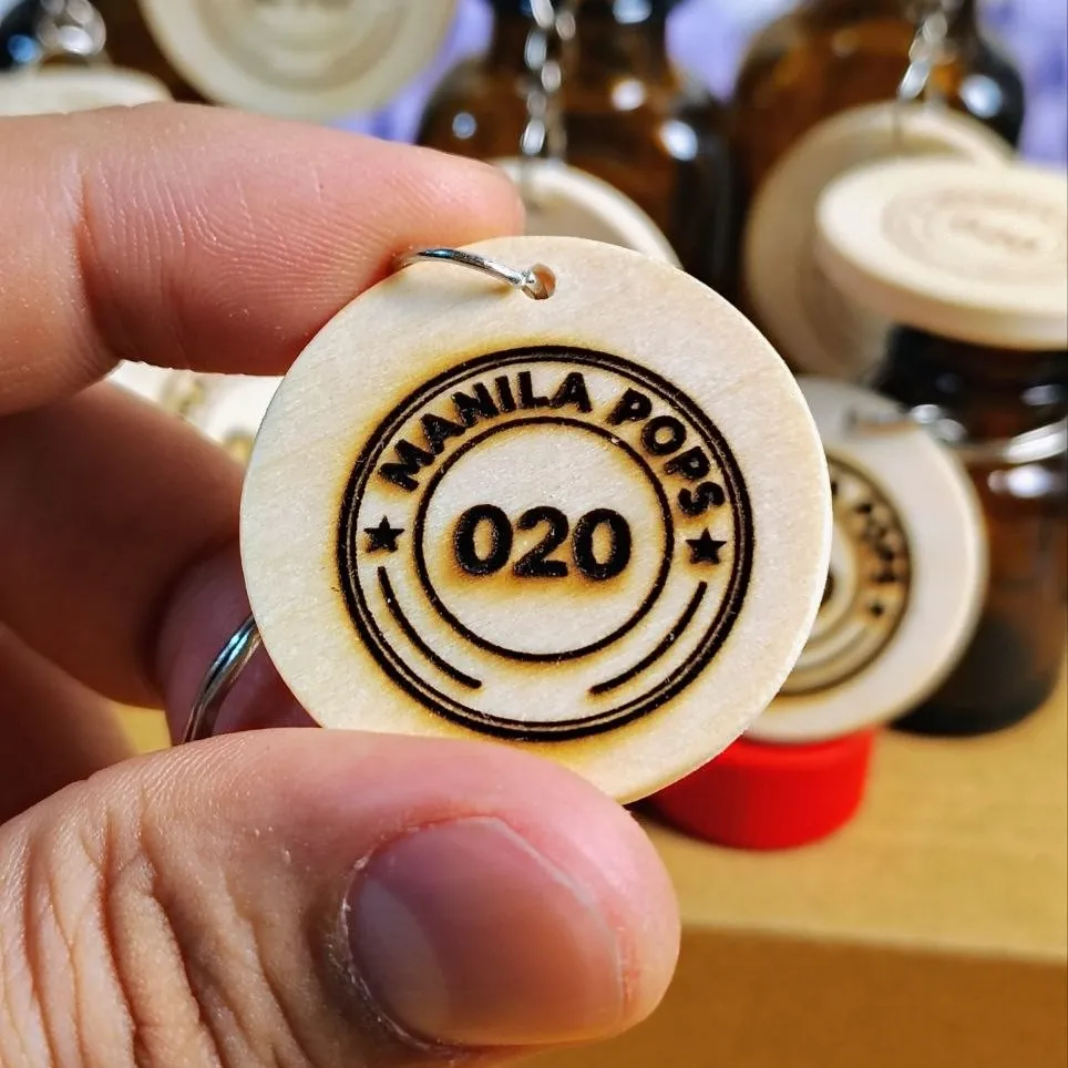 Custom Engraved Keychain with Font Style 10