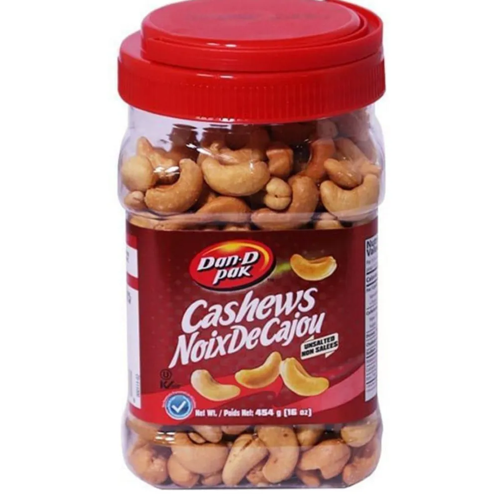 Dan-D Pak Cashews Unsalted