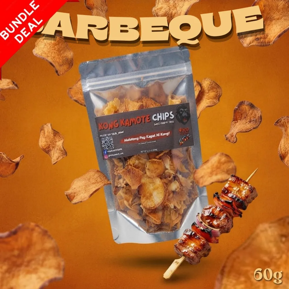  3x BUNDLE 60g BBQ Kamote Chips