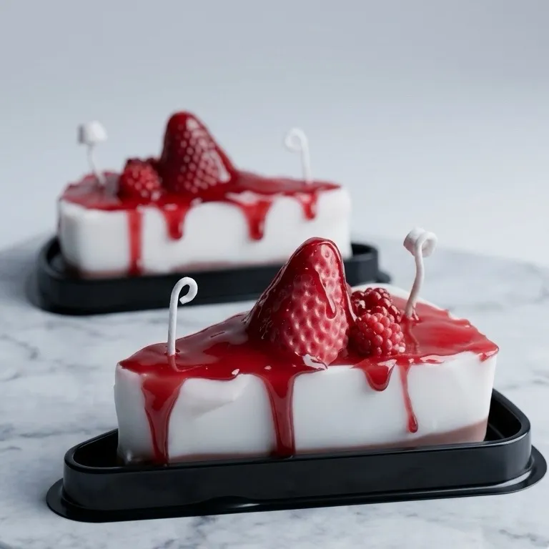 Dessert Candles Bramble & Berry Cheesecake