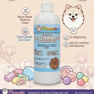 Pet Shampoo in Bubble gum Scent