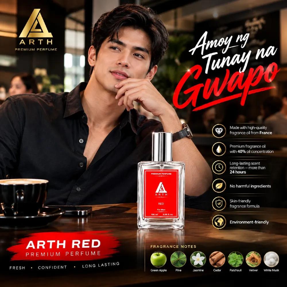 ARTH RED Premium Perfume for Men 40% oil concentration